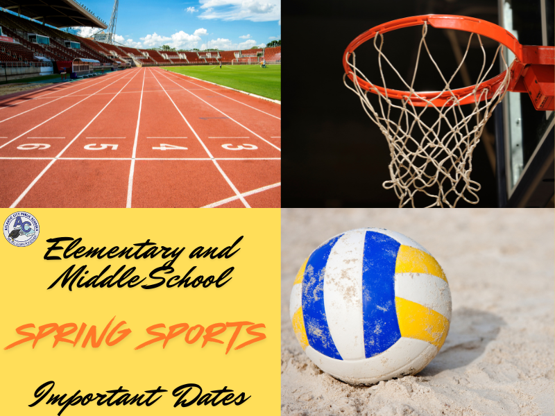 Atlantic City Public Schools, It's Time for Spring Sports!